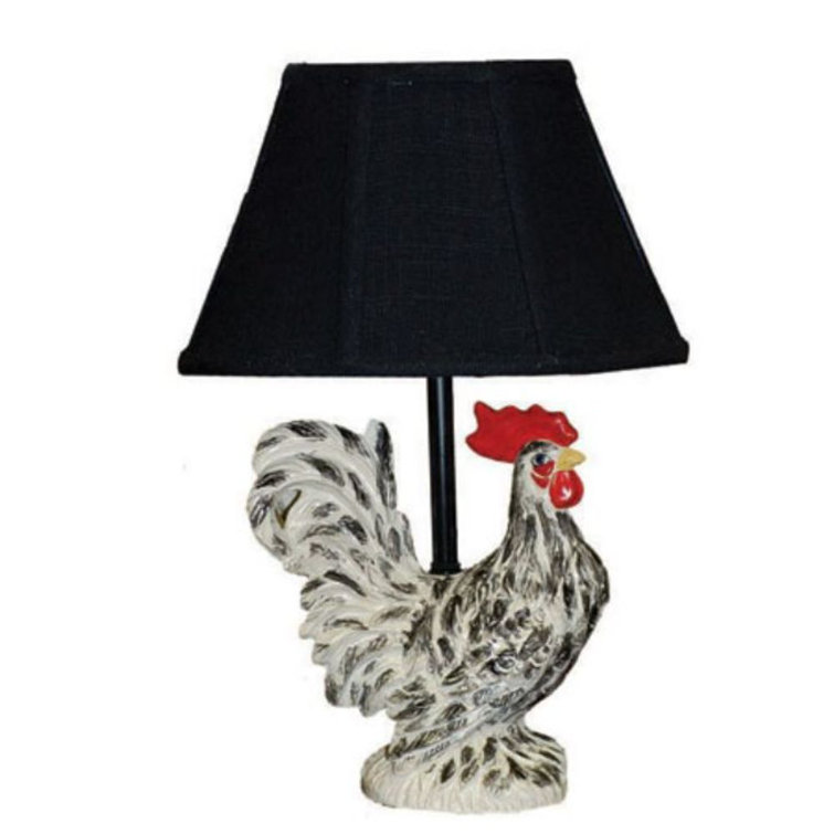 August Grove® Rustic Farmhouse Rooster Accent Lamp Wayfair.ca